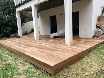 Création d'une terrasse en bois à Carbonne